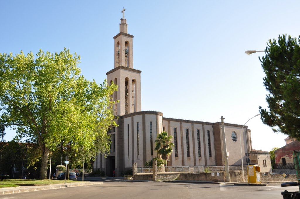 Sassari - Basilica sel Sacro Cuore by virgilio petza