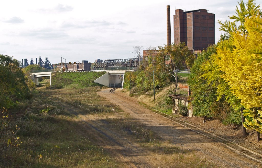 Once a bustleing rail yards was here by BigBushy