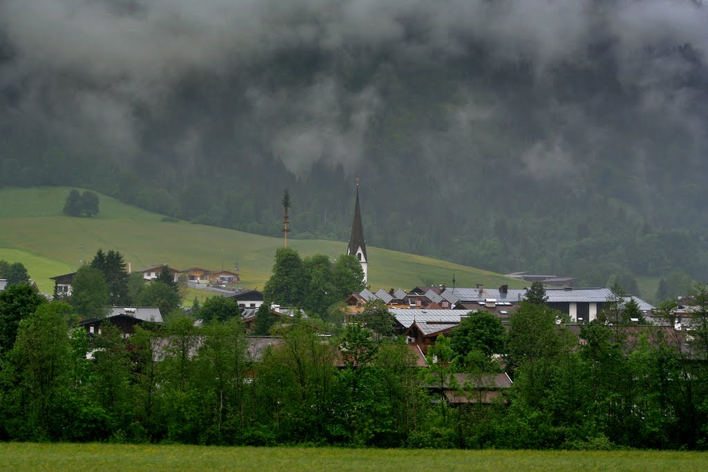 Storm clouds over Reith bei Kitzbuhel by alexander sertev