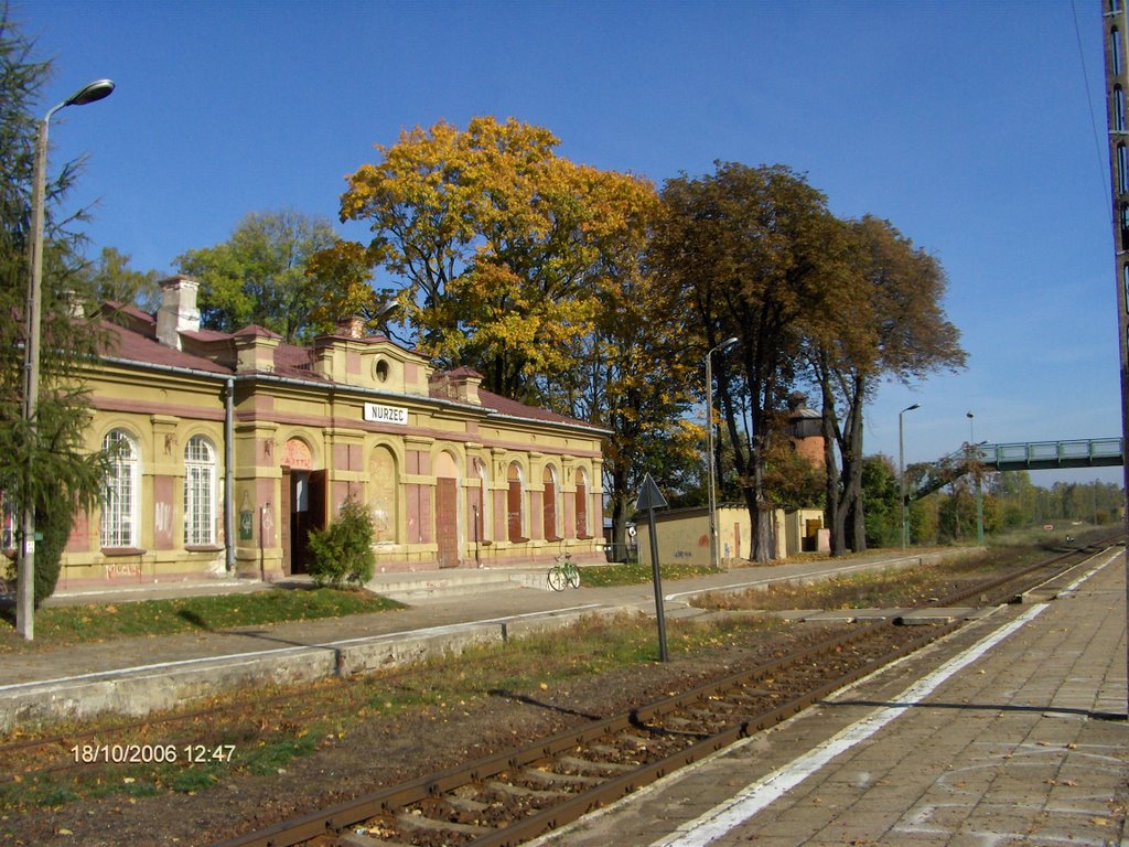 Carski dworzec kolejowy, doskonale pamięta tetniącą życiem kolej, pierwotnie szerokotorową by Jarosław Jakuc