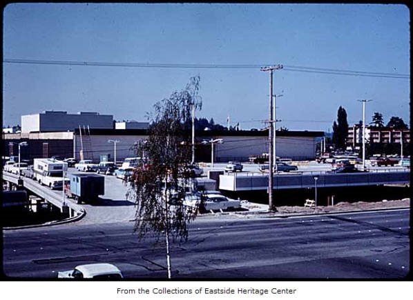 Bellevue Square under construction, Bellevue, ca. 1969 by DWoo