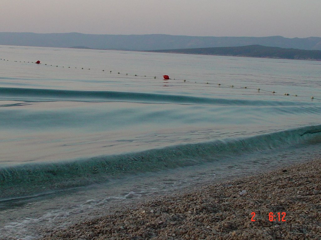 Island Brač - Early morning on Zlatni rat by Latic