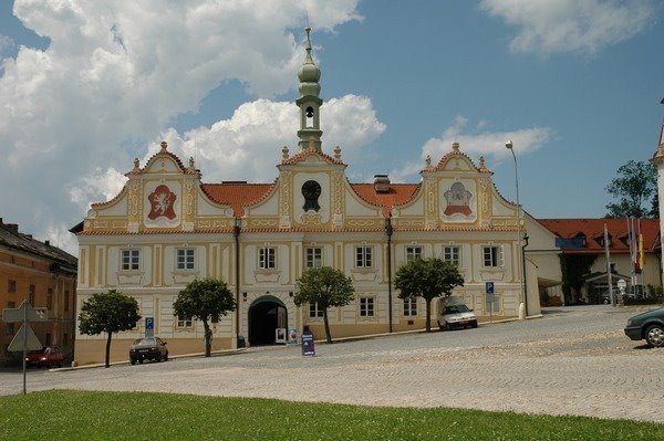 The Town Hall at Kasperske Hory by Vladimír Toncar