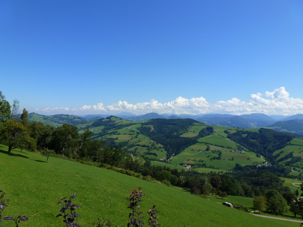 Aussicht vom Sonntagsberg Richtung Ötscher by gt123456