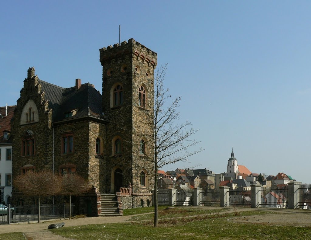 Ronneburg (Thür.) - Schloss Ronneburg (neu) und die Altstadt mit Marienkirche by Thomas Eichler