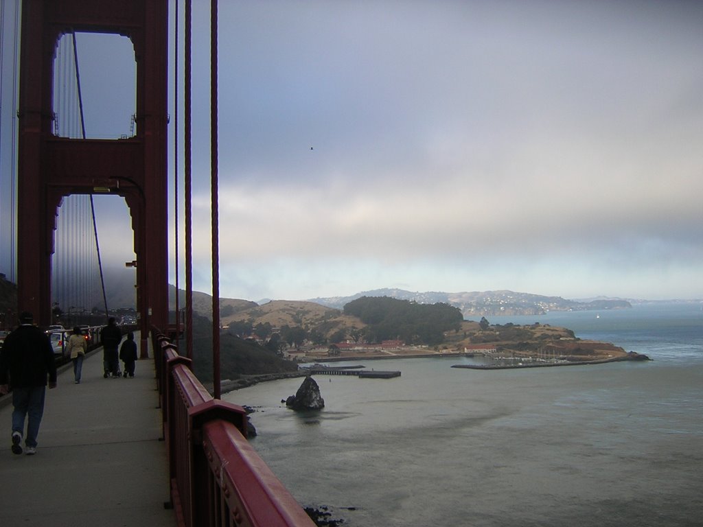 Golden Gate Bridge Silhouette 8-1-2007 by Kyle Stephen Smith