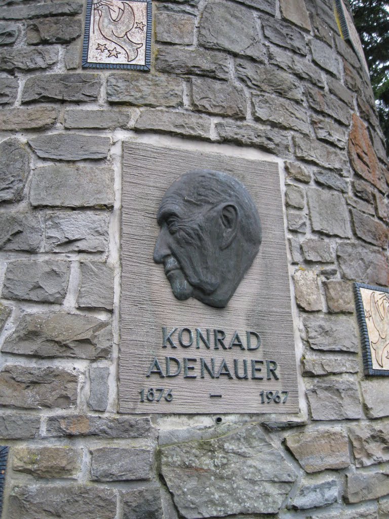 Konrad Adenauer, Banneux by Gottfried von Bouillon