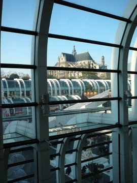 Saint Eustache vue du Forum des Halles by zagreus