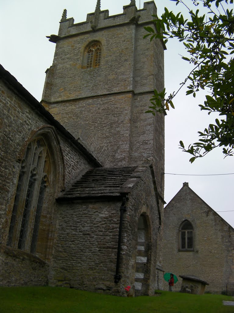 Lillington medieval church by Professor Mungleton