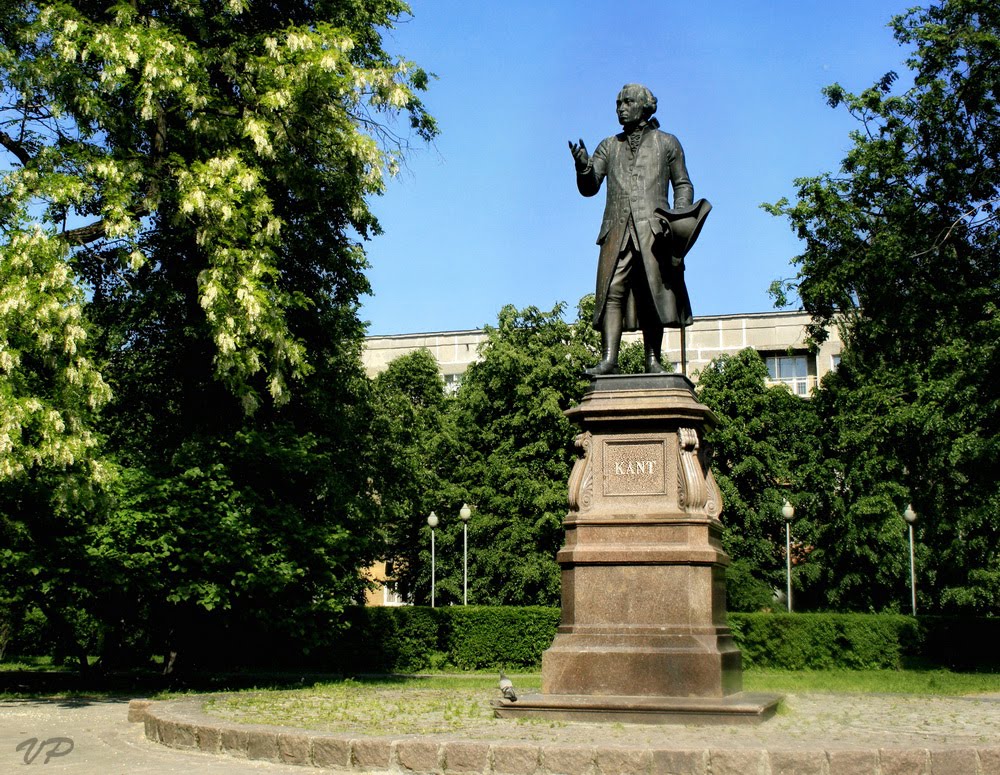 Monument of Immanuel Kant by Valdis Pilskalns