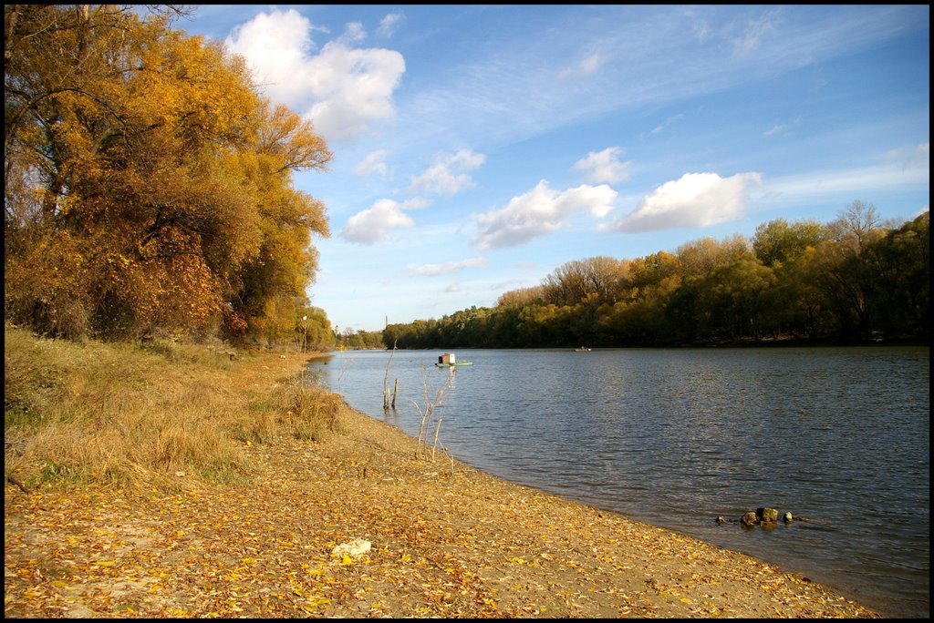 Danube in lately autumn - Duna késő ősszel by szkifu