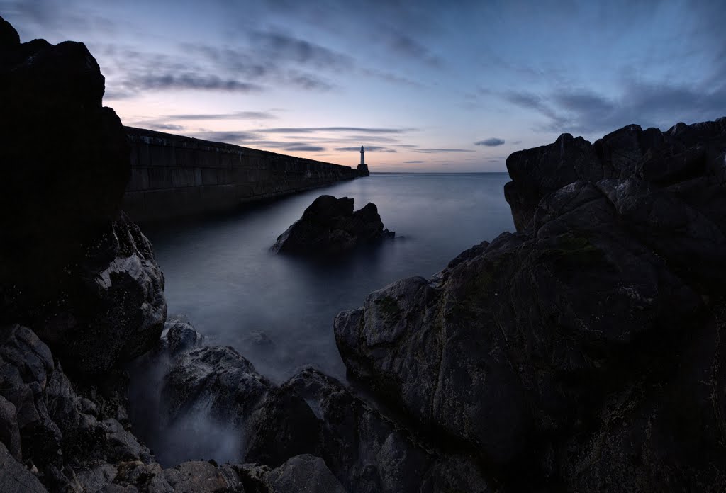 Harbour light by Mel Stephens