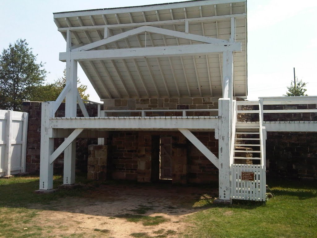 Gallows at Historic Fort Smith National Park by Sheps