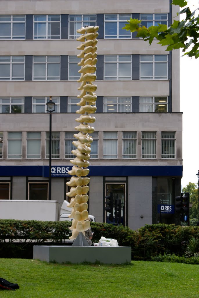 Giant Spine Sculpture by Peter VG Kristiansen