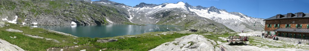 [unterer Gerlossee mit Gabler Reichenspitze und Zittauer Hütte] by Dressel