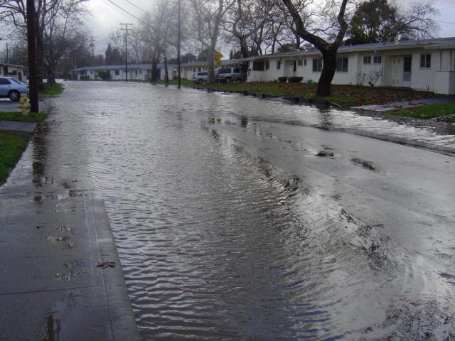 2005 Flood: Coast Guard Housing(Quinalt Village) on Hamilton Ave by baker7598