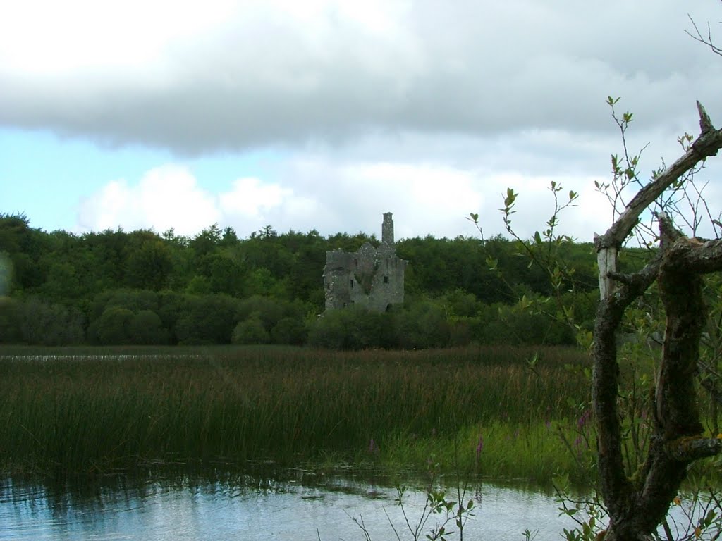 Castle at Dromore Woods / Lake, County Clare. by fire.house