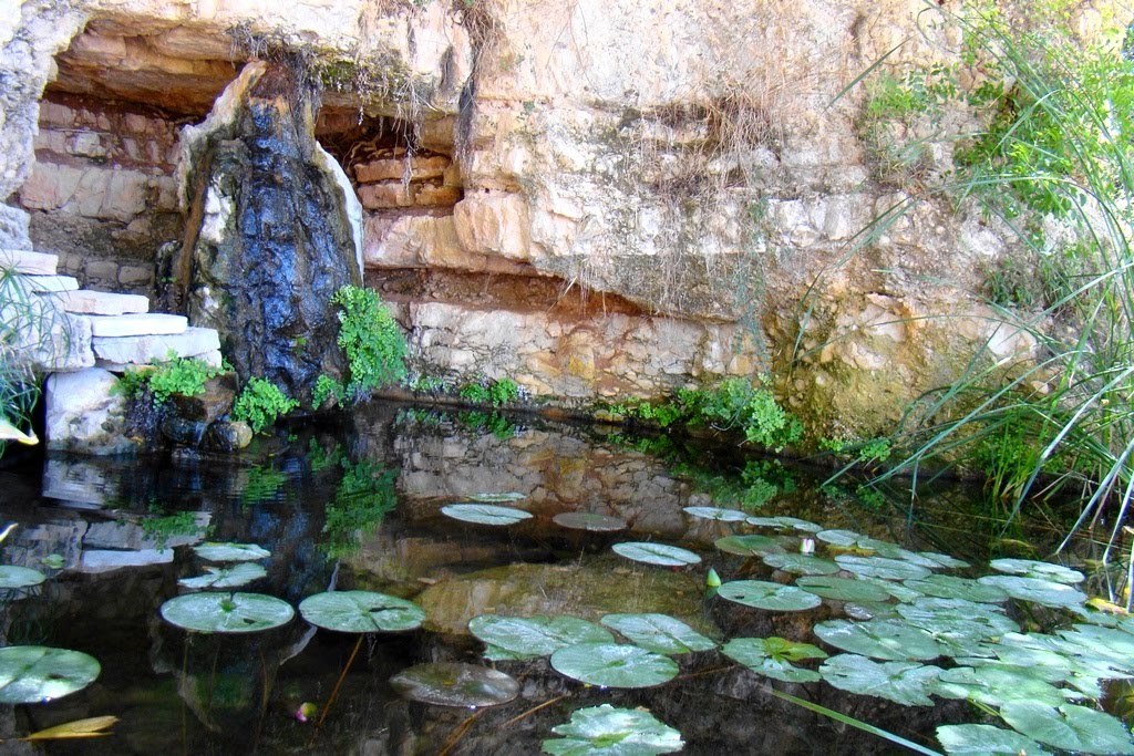 Israel. Biblical Village Yad HaShmona. Fountain by Igor Svobodin