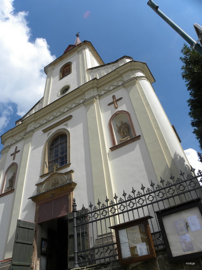 NOVÁ PAKA - kostel sv Mikuláše (1872) na náměstí T.G.Masaryka / Church of St. Nicholas (1872) to TG Masaryk Square by votoja - CZ