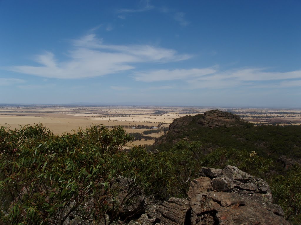 Vue en direction du Sud-Est depuis Mt Arapiles by Philippe Rapelli