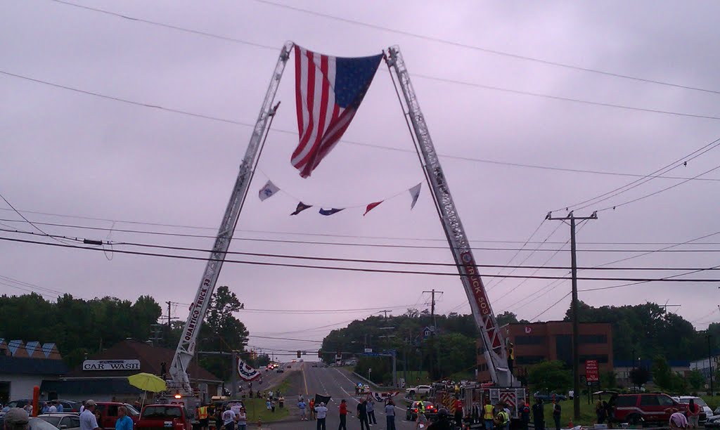 Flag over Rt. 1 by Michael.O.