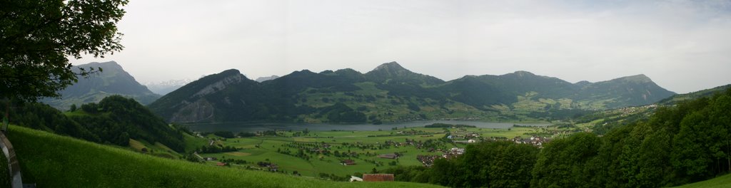 Views over Steinen and Lauerzer See by Alex Young