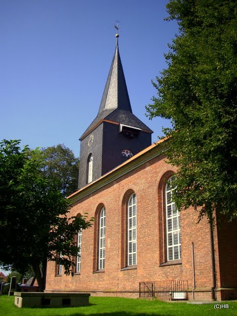 Geversdorf / Oste, 3. Kirche St. Andreas von 1842-43, Orgel im Original erhalten von Philipp Furtwängler, Glocke von 1420, by Heinz.Bock