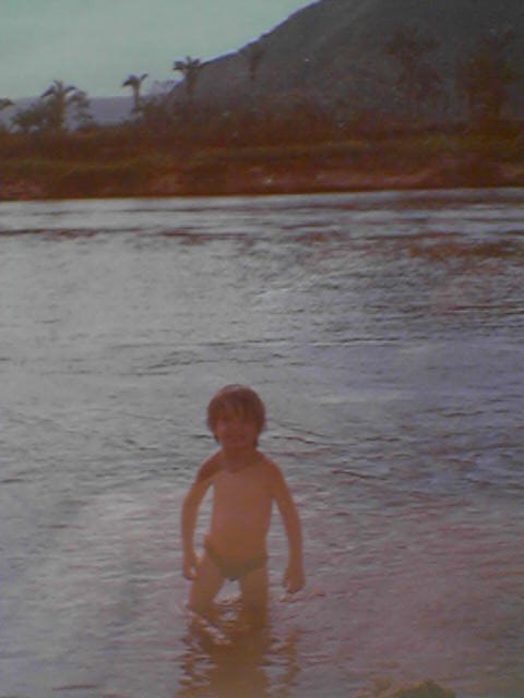 1982, Rafael in Araguaia River, Barra do Garças, MT, Brazil by Paulo Rezende