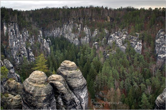 Sicht von Bastei by patzlaff