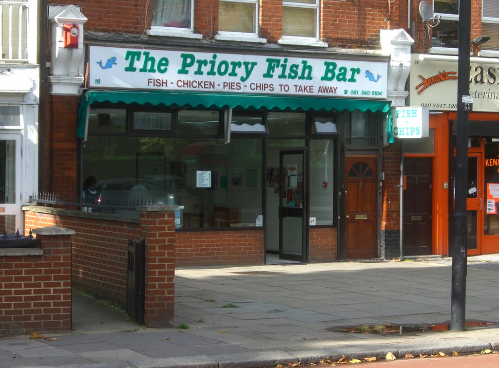 The Priory Fish Bar, Priory Road by turnpikelane