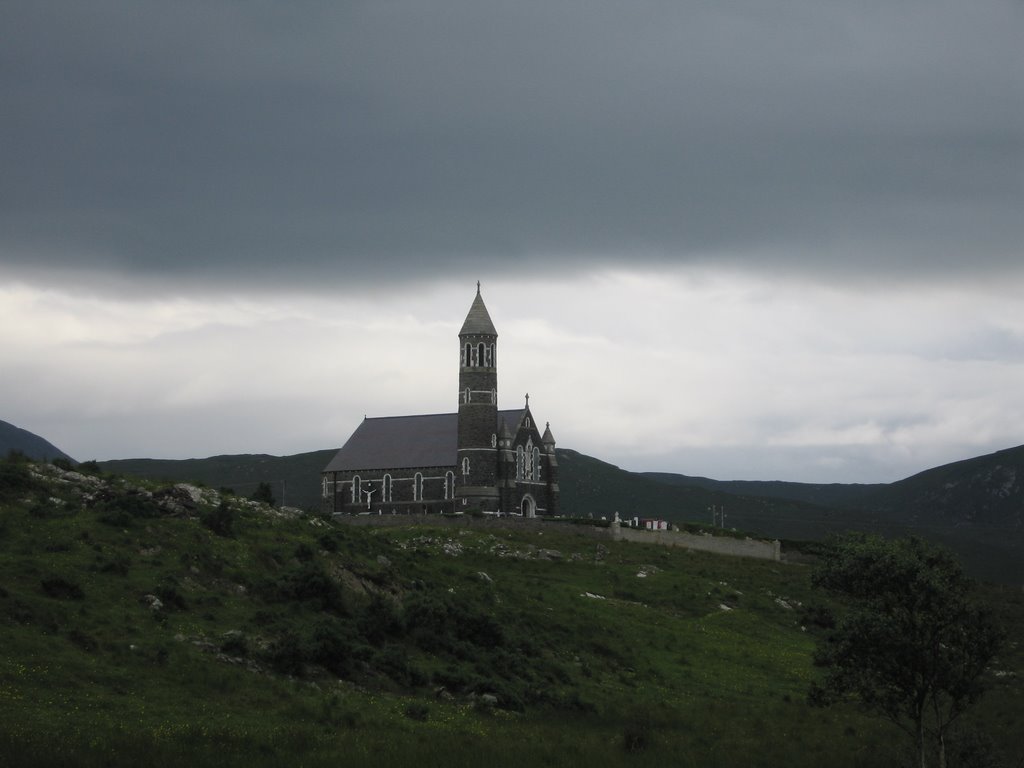 IRELAND, Co. Donegal, Church near Dun Luiche by cvogt