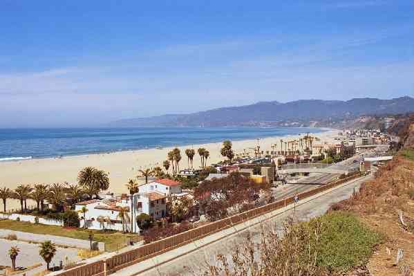 Santa Monica from the Palisades, at the California Incline by Joe Gattuso