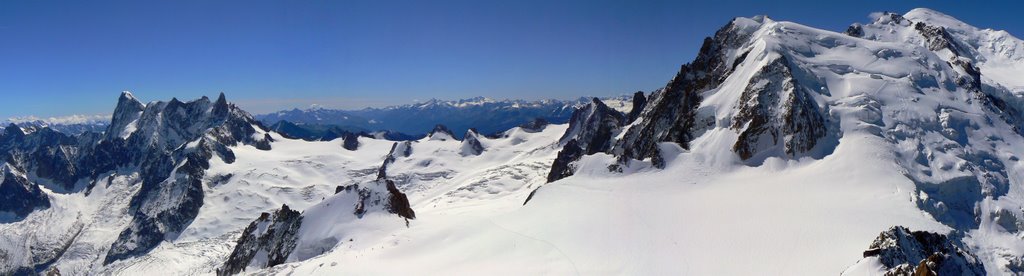 Panoramic of Mont-Blanc by Arnáiz