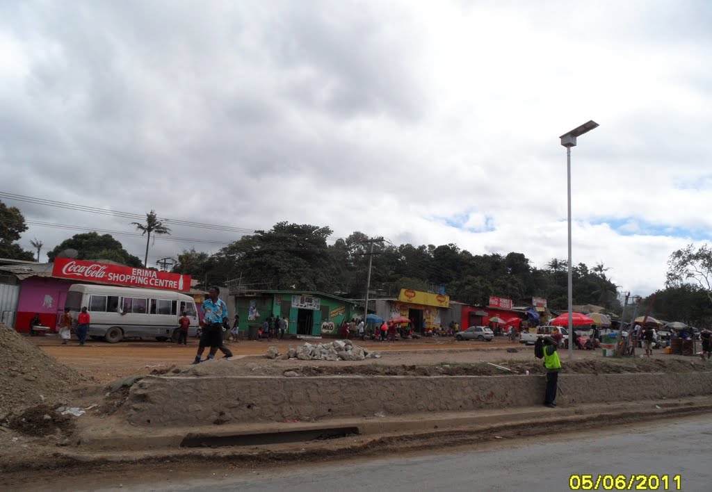 Various ERIMA Stores along Hubert Murray Highway just pass ERIMA Rounderbout, Port Moresby, PNG, on 5-06-2011 by Peter John Tate,