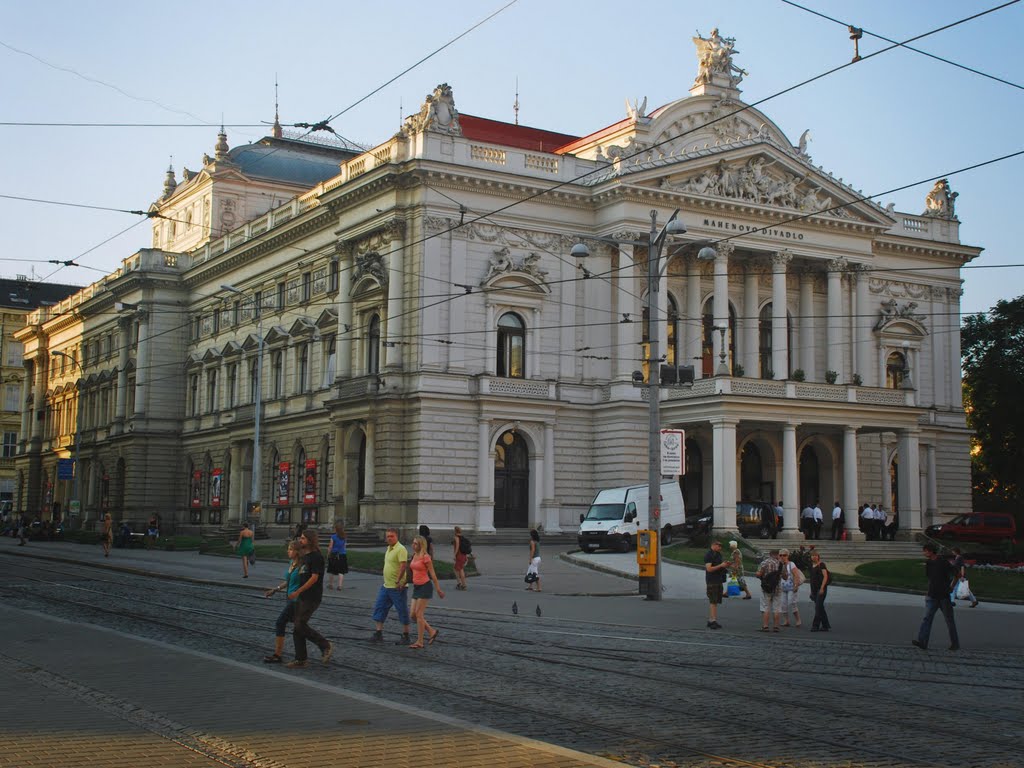 Mahenovo divadlo, Brno by Filip Jurovatý