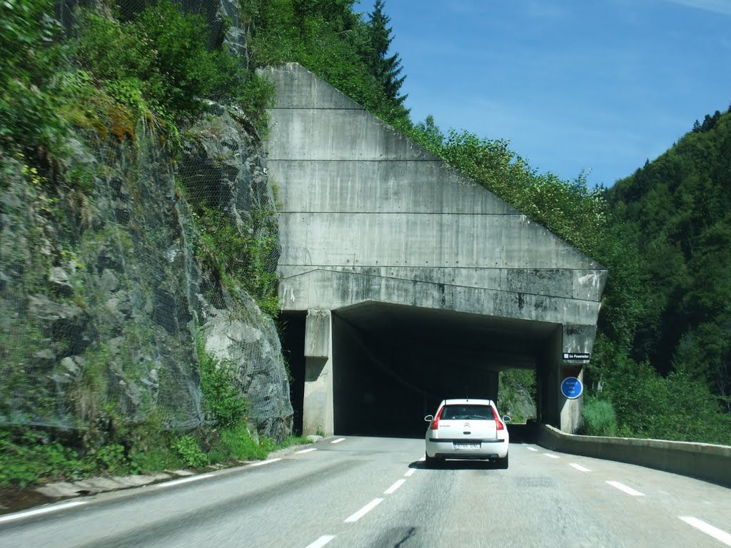 Ugine, auf der D1212 in den Gorges de l'Arly by RDZfds