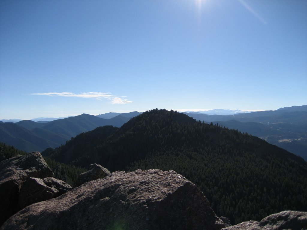 Looking at South Boulder Peak from atop Bear Peak by ottomandude