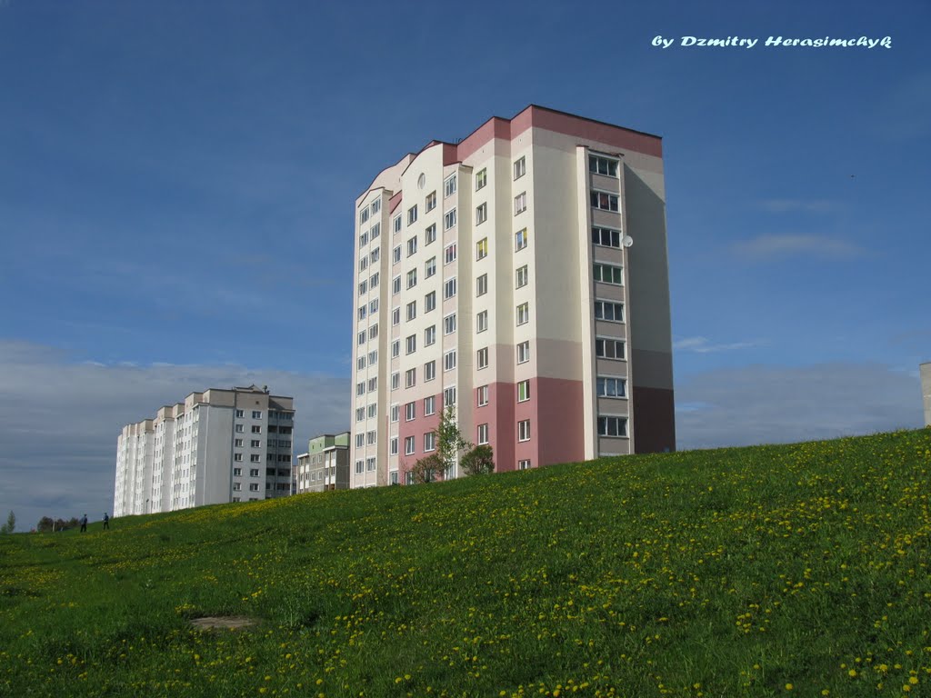 Hrodna. apartment house in Dzyarzhynskaha street (in microdistrict Dzevyatouka) by dzmitry herasimchyk