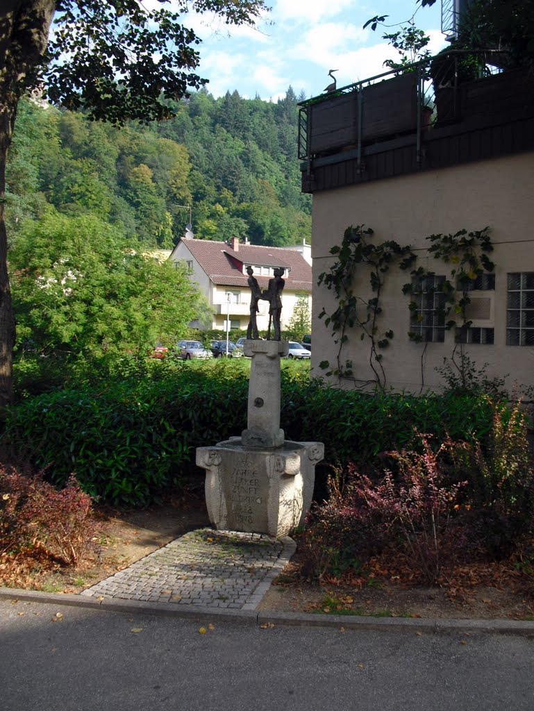 Brunnen in Waldkirch, August 2011 by Klaus-Heinz Herda