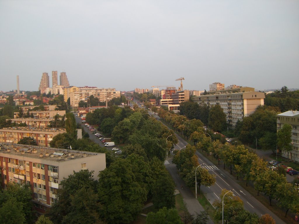 Beograd- Blick vom Hotel Srbija (2) by GeoSam