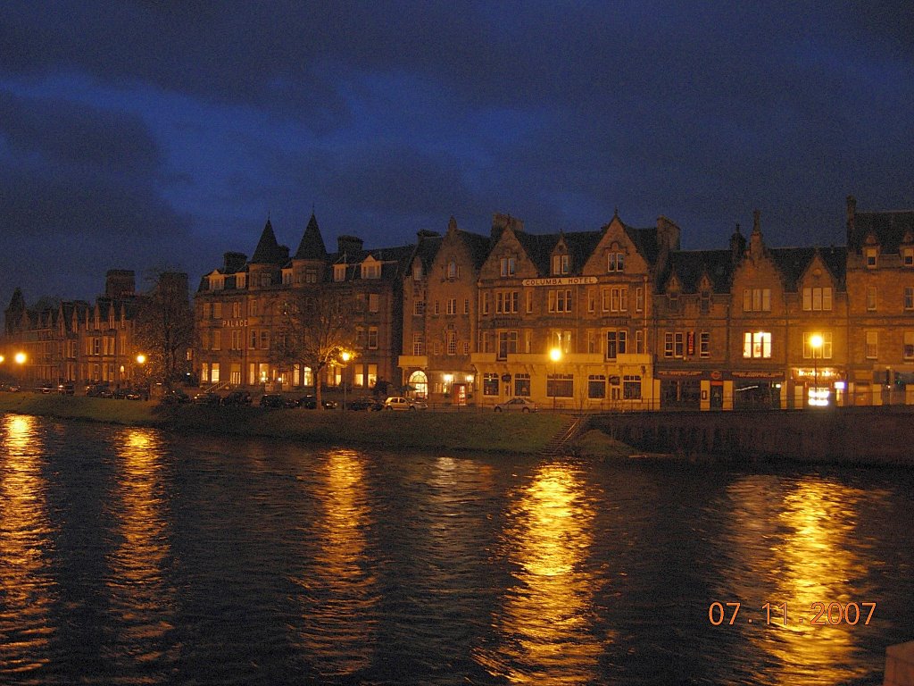 Hotels on the west side of ness river in inverness by sanich