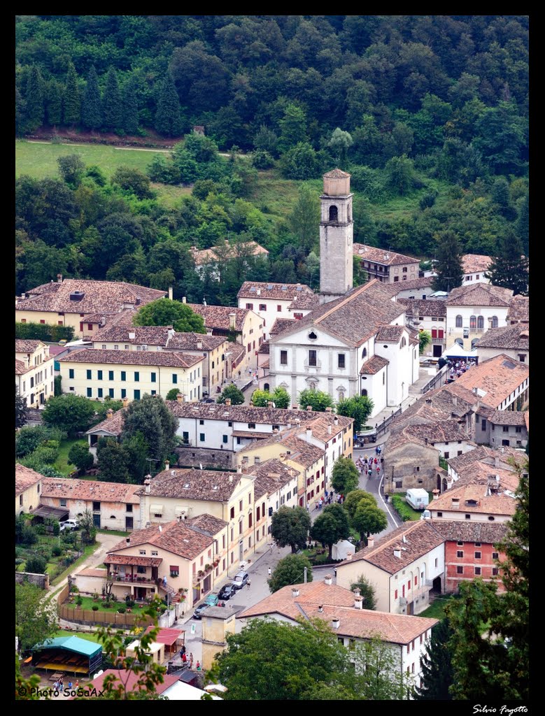 02 - Cison di Valmarino (TV), veduta da Castelbrando by Silvio Fagotto Fotografia