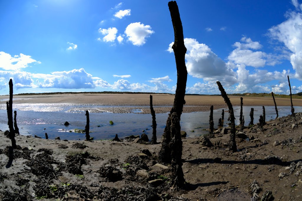 Sand clouds poles river 2 by fat-freddies-cat