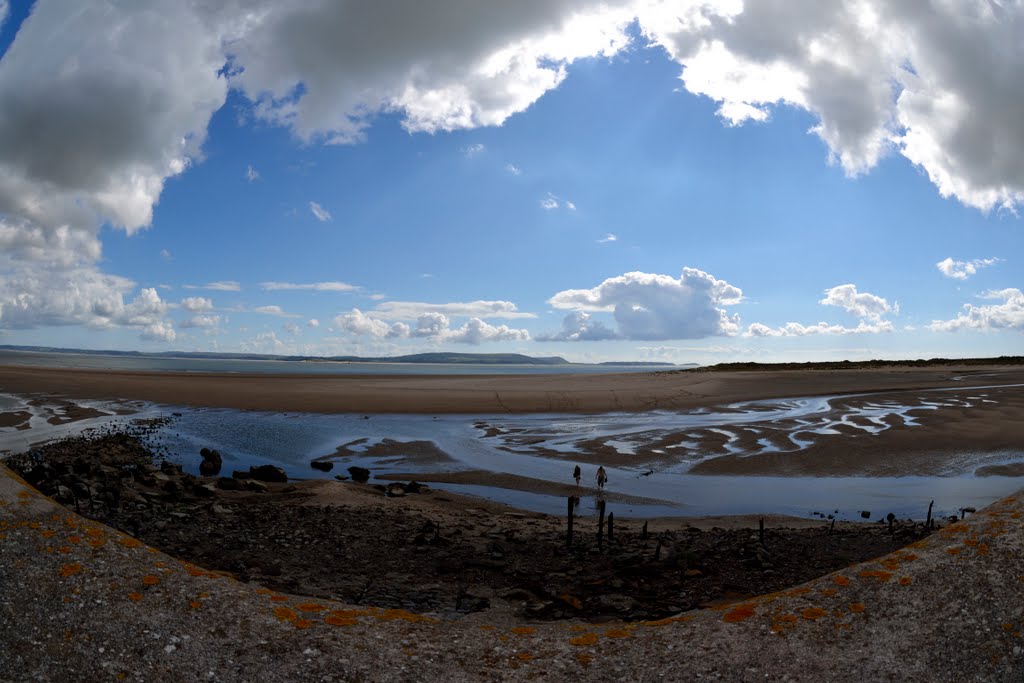 Gower from burry port darkening skies by fat-freddies-cat