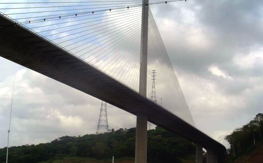 Centennial Bridge On The Canal - Panama Canal Cruise - April 2005 by mikstan43