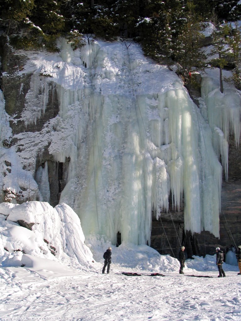 Clear Lake Ice Falls by Michael Gerstmann