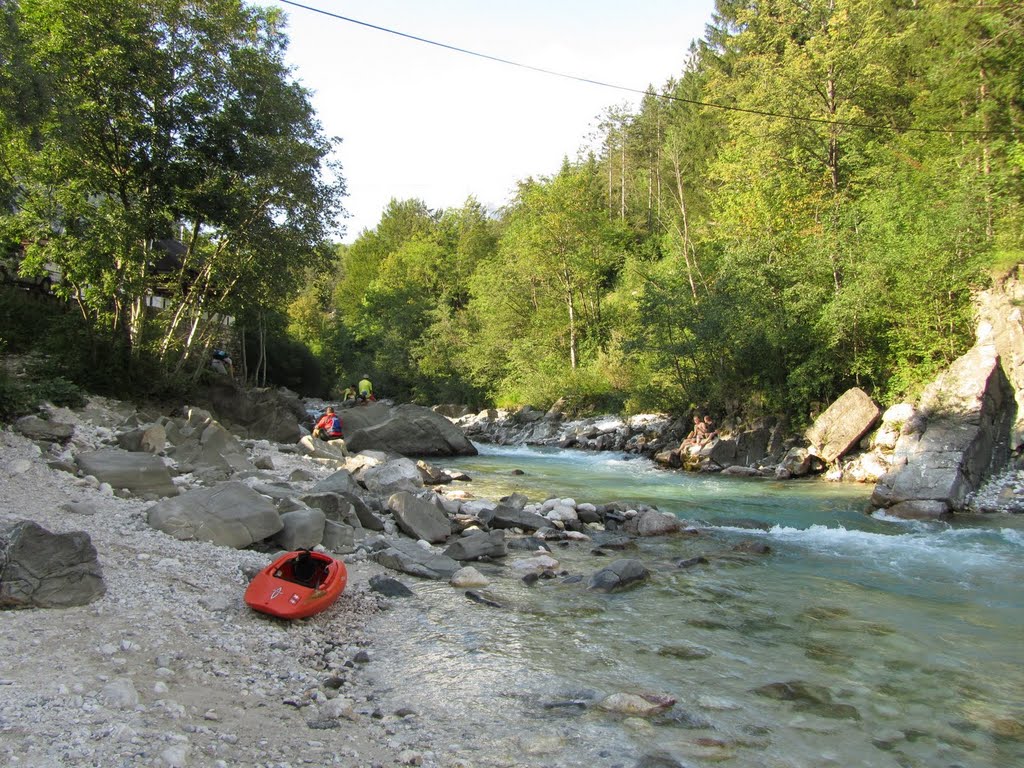 L'isonzo vicino Bovec by Damiano Rongoni