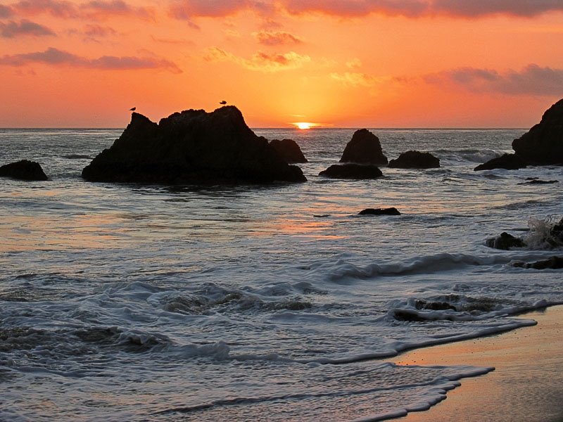 El Matador sunset by Yves Rubin