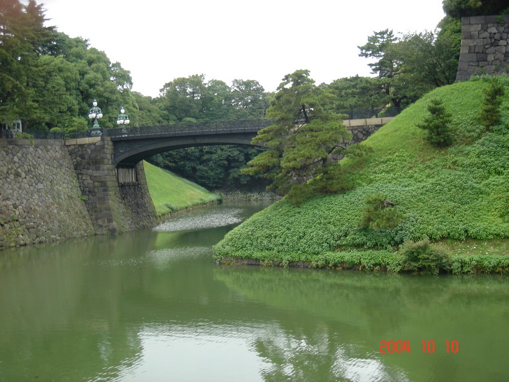 皇居の堀 Imperial Palace moat by Bohao Zhao