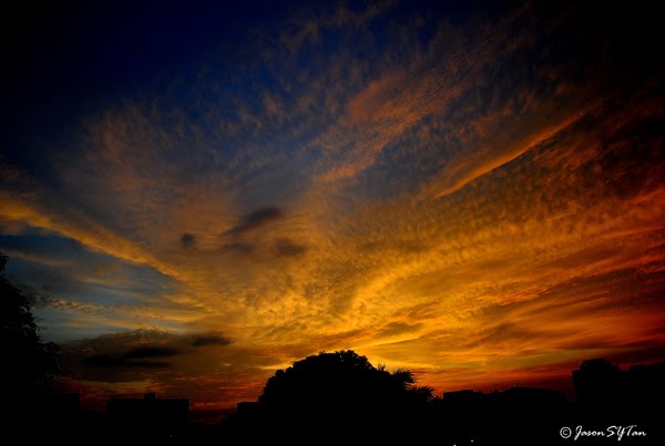 7:03 am Sunrise, Penang by Jason Tan